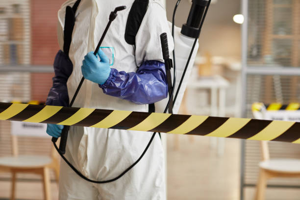 Professional Crime Scene Cleanup technician working in Seville, FL